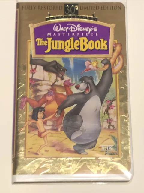 Walt Disneys The Jungle Book Masterpiece Limited Edition VHS