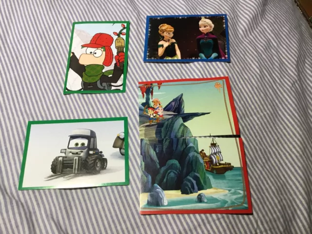 BILLA - Disney Weihnachts Sammelspass 5 verschiedene Sticker Sammlung Panini