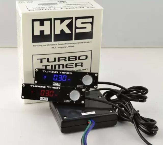 HKS Turbo Timer Adjustable Delay -RED- Type 0 Universal For JDM car 41001-AK009