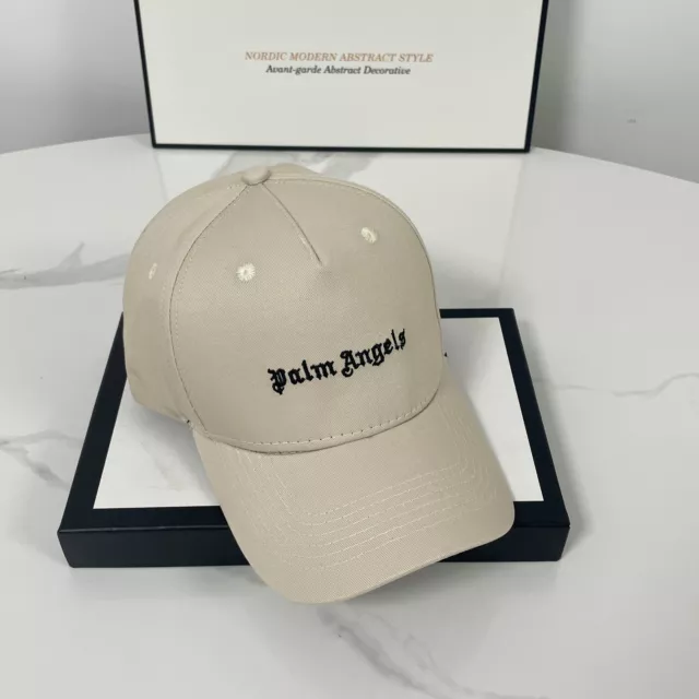 New Palm Angels Baseball Cap Fashion Classics Adjustable Apricot Hat  with Logo