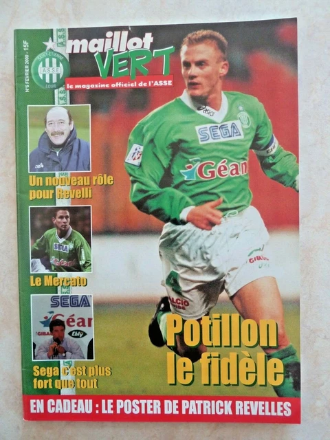MAILLOT ASSE AS Saint Etienne Vintage Adidas Ventex 1981 EUR 48,50
