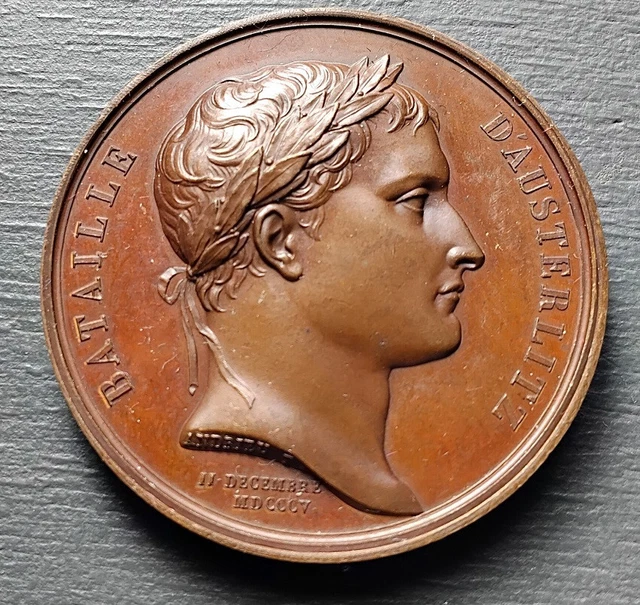 Médaille Napoléon 2015 – Adieux à La Garde Impériale – Cuivre Doré 70mm