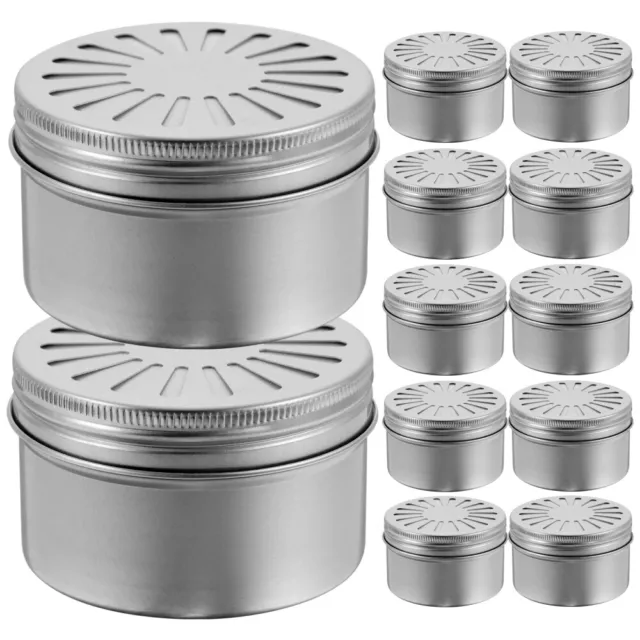 12 latas vacías de aluminio con tapa hueca, 120 ml