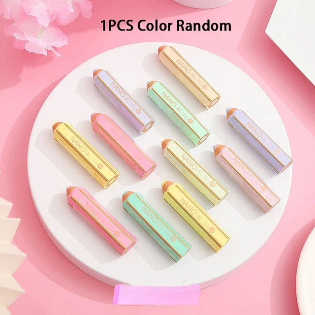 Creative Pencil Shape Rubber Eraser Cute Writing Drawing Rubber Pencil Eraser **