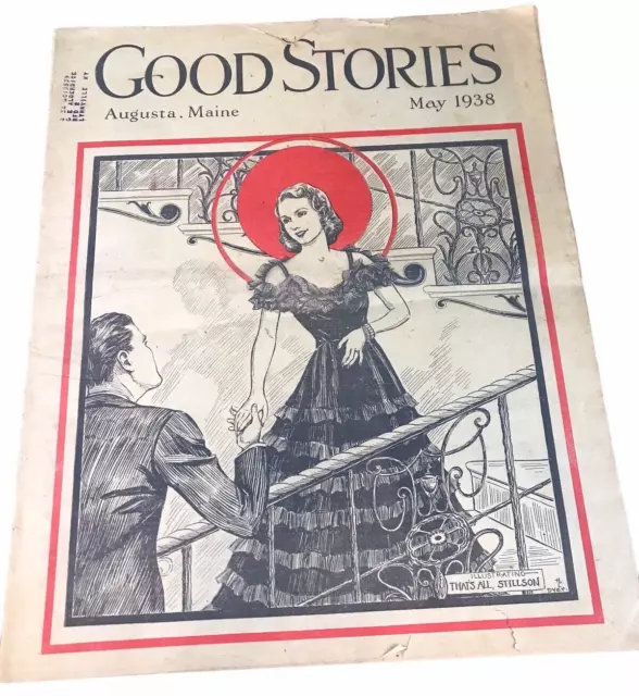 RARE  May 1938 GOOD STORIES Magazine ART DECO Era