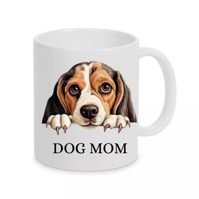 BeagleTasse Hund Dog Mom auch  personalisiert mit Name oder Wunschtext