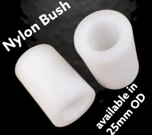 Distanziatore cespugli in nylon 22 x 25 x 30 mm tubo distanziatore tubo manicotto sollevatore x 2 pz