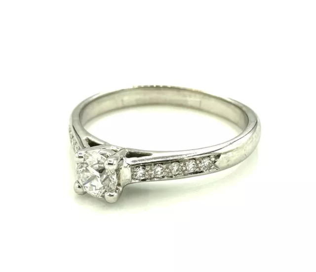 MAGNIFIQUE BAGUE OR 18 CARATS - Solitaire diamant 0,25 carat - 2,95 g