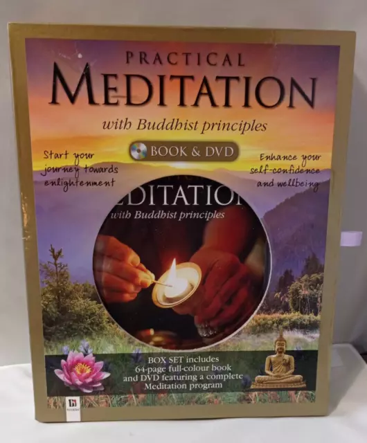 Practical Meditation - Book & DVD Set - With buddhist Principles Enlightenment