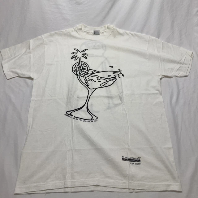 Vintage Margaritaville Tshirt searchin for my last shaker of salt brand anvil
