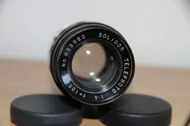 Lente de retrato SOLIGOR 105 mm f/4 para telémetro LEICA MONTAJE A TORNILLO L39