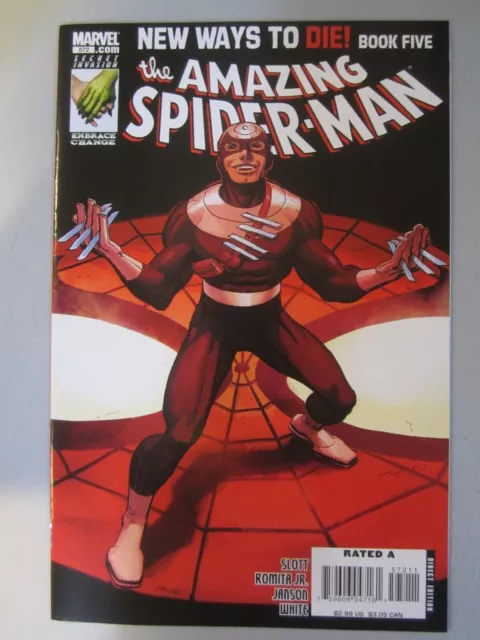 2008 Marvel Amazing Spider-man #572,  John Romita Jr/Bullseye Cover Variant NM