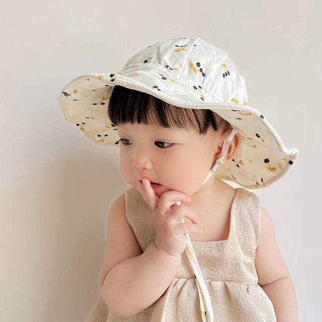 Cappello estivo floreale bambina tesa larga protezione solare spiaggia cappelli da gioco nuovi
