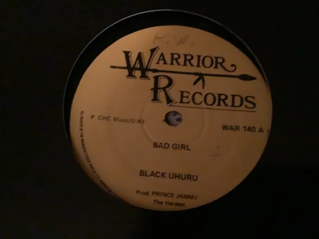 Black Uhuru , Bad Girl , African Girl , P Hammer , Yogi Bear   , 12” Warrior
