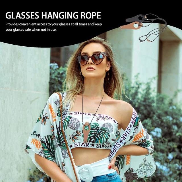 2 Pcs Sunglass Chain Holder Glasses Lanyard Vintage Sunglasses Sports 2
