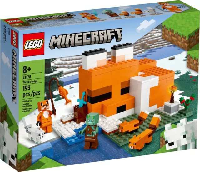 Lego Minecraft 21178 Il Capanno della Volpe Nuovo