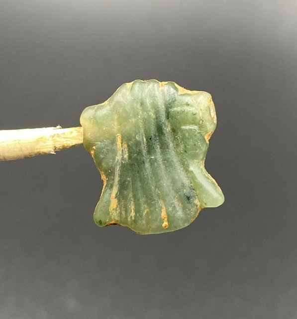 Ancient South East Asian Burmese Pagan Dynasty Antiquities Glass Amulet Old Bead 7