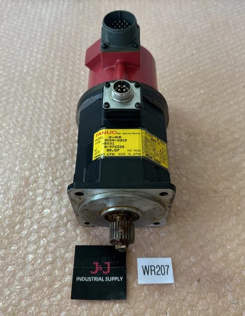 PREOWNED- Fanuc 2-05 A06B-0310-B031 AC Servo Motor 3Phase 8Pole 2000RPM FASTSHIP