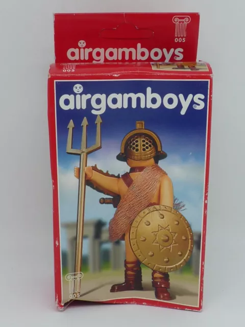 Ancienne Figurine Style Playmobil Airgamboys Romain Gladiateur N° 1