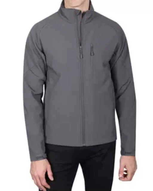 KIRKLAND SIGNATURE MEN Sherpa Fleece Lined Softshell Jacket in 3