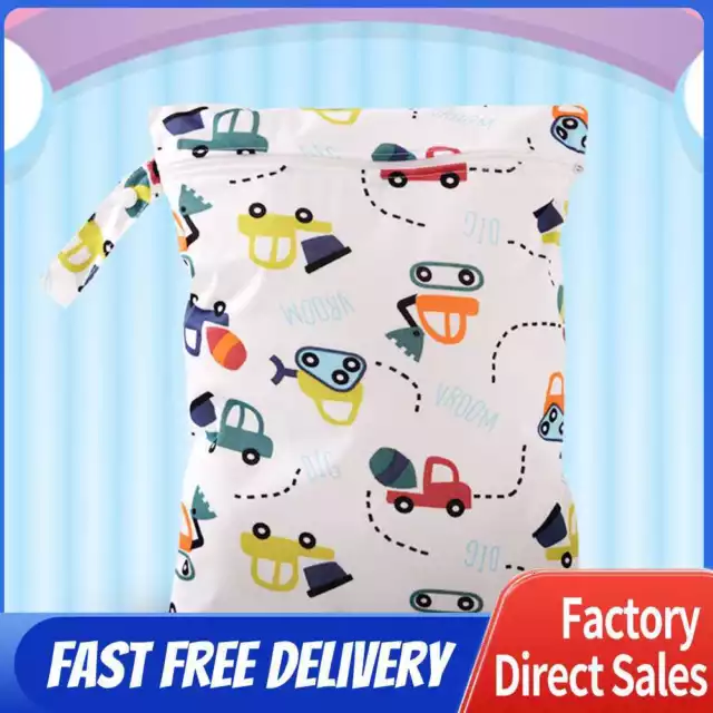Baby Diaper Bags Character Print Changing Wet Bag Baby Cloth Diapers