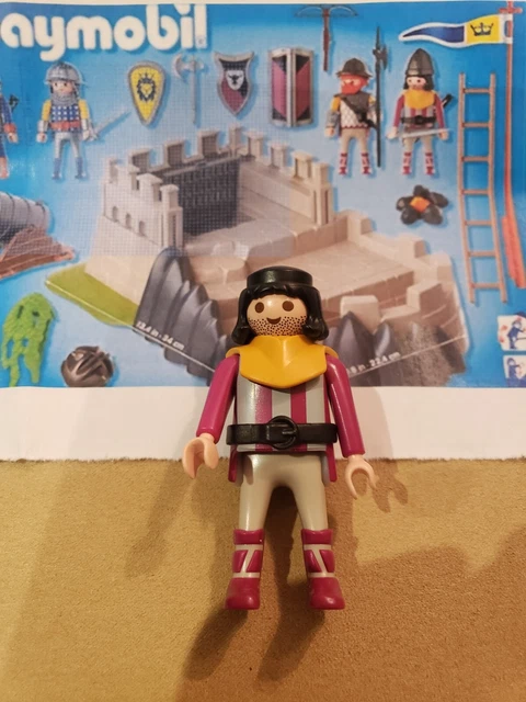 Playmobil Sachet Scéllé Chevalier Jaune avec Accessoires