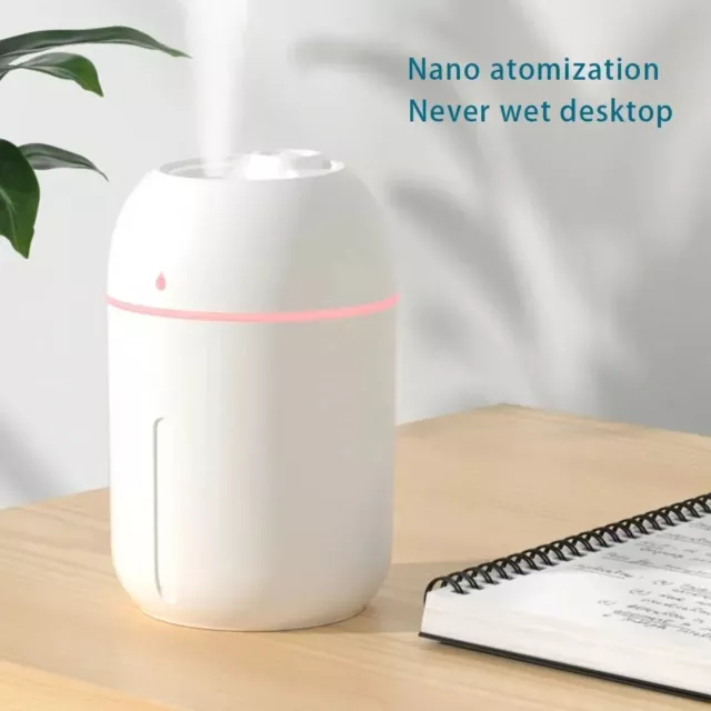 330ML New Design Mini USB Portable Cool Mist Air Humidifier Essential Oil Aroma