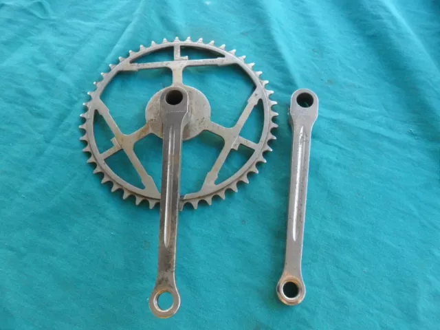 Guarnitura Legnano- 46 denti -  crankset - old bike Italy