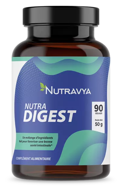 Nutra Digest de Nutravya - 1 Boites de 90 gélules