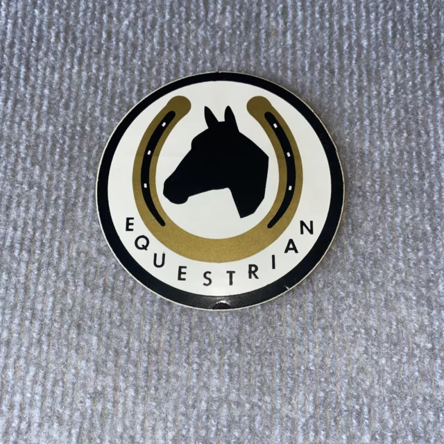 1970’s Equestrian Horse Sticker Free Shipping L9