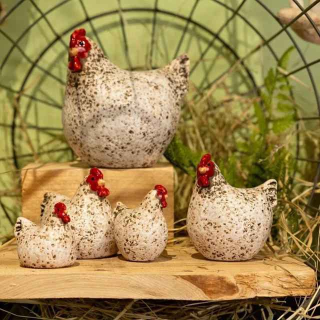 Deko Huhn Keramik Gross