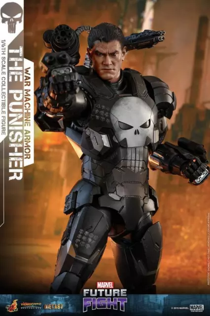 Hot Toys Marvel Future Fight Punisher War Machine Armor Ver 1/6 figure statue