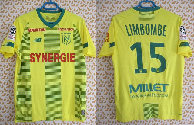 Maillot FC Nantes 2014 Porté Par Cissokho N°22 - Erreà - Taille M - Jaune