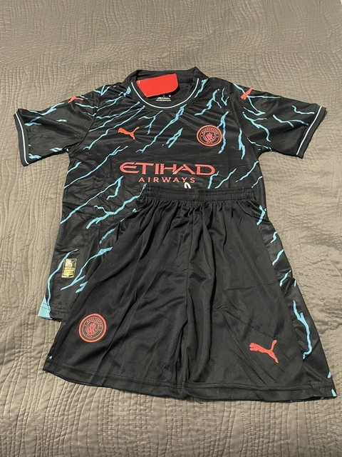 Man City FC Away Kit for Kids 23/24 Christmas New Year Present Gift