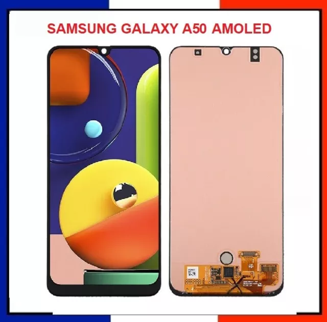 Écran Samsung A50 Ecran A50 Samsung Galaxy A50 Noir A505F Amoled Avec Empreinte