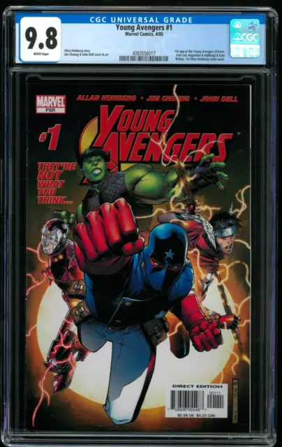 Young Avengers 1 (2005) - CGC 9.8 (1st Appearance Young Avengers & Kate Bishop)
