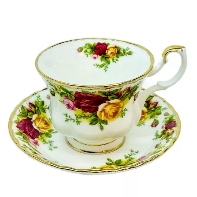 Royal Albert OLD COUNTRY Roses Cup &Saucer Set Porcelain Fine Bone China England