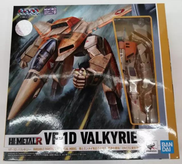 BANDAI Macross / Robotech HI-METAL R VF-1D Valkyrie Figure Japan