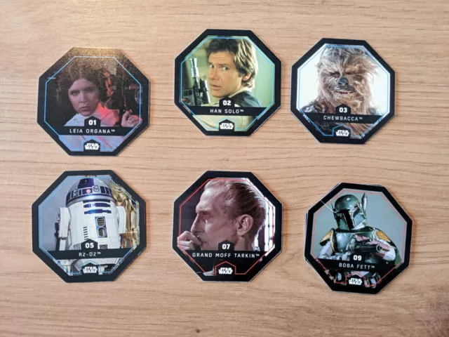 Lot 54 jetons / cartes Star Wars - Leclerc - TBE 3