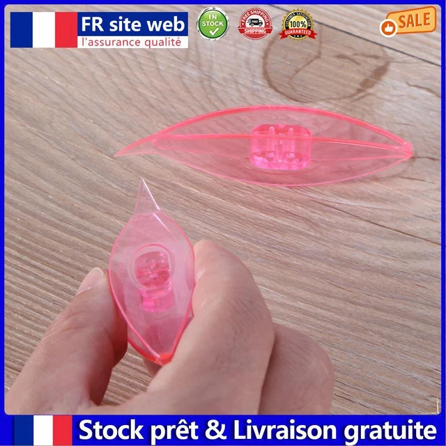 2pcs Tatting plastique Shuttle Main Art manuel outil pour Lace Making artisanat