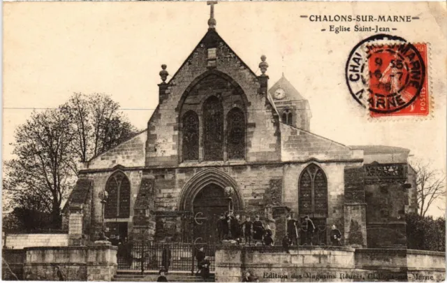 CPA CHALONS-SUR-MARNE Eglise St-Jean (1272991)