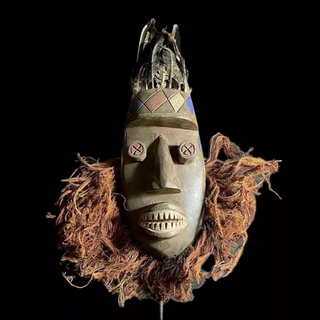 African Masks Tribal Art From the Coast and Mask Fantastic Mask Grebo-9388