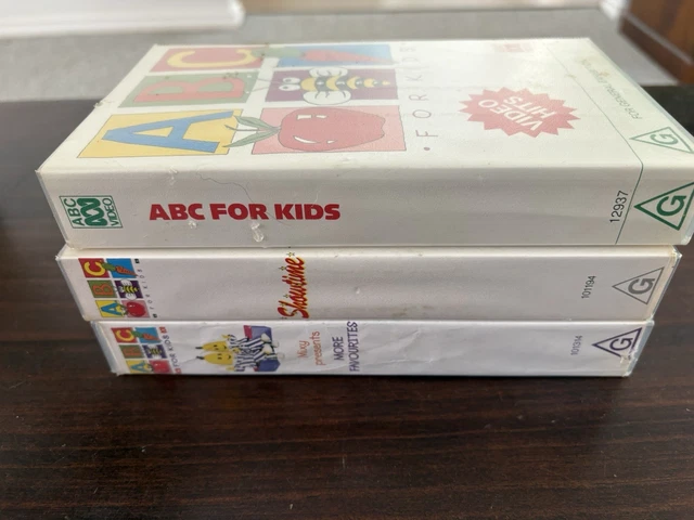 ABC FOR KIDS VHS $40.98 - PicClick AU