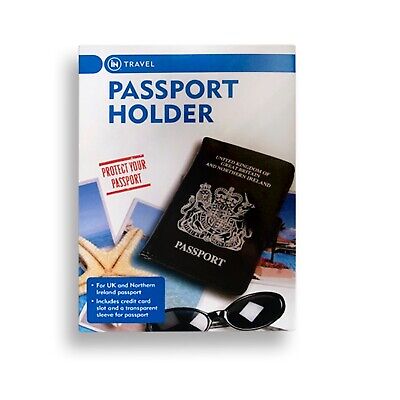 Passport Wallet Leather Travel Document Cover Card ID Holder Protecter UK EU