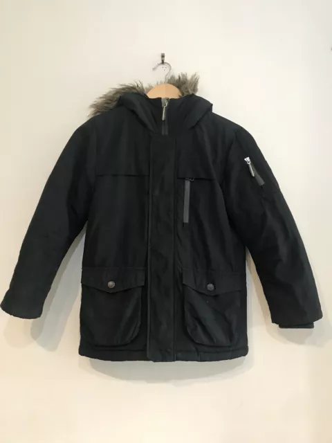 Next Boys Black Padded Jacket Age 8 Yrs