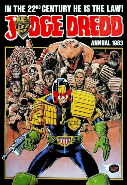 COLLECTION OF Judge Dredd UK Comics and Annuals on DVD or Download Link