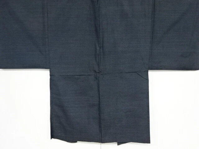 39745# Japanese Kimono / Antique Mens Haori / Woven Abstract Pattern