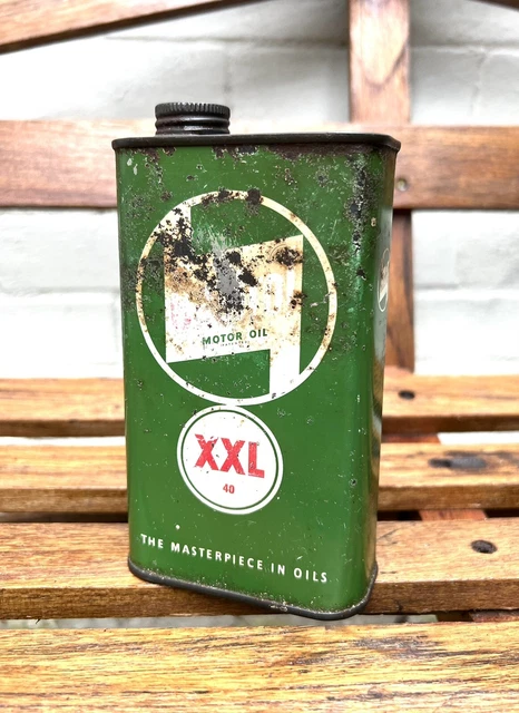Castrol Motor Oil XXL Tin 1 Pint Size Mancave Auto Memorabilia Castrol Motor Oil XXL Tin 1 Pint Size Mancave Auto Memorabilia