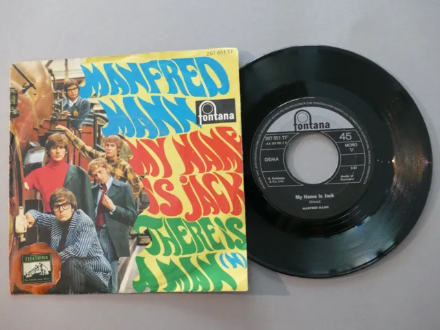 Manfred Mann My Name Is Jack 267 851TF Deutschland 1968 Single 7""