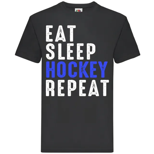 T-shirt Eat Sleep Hockey Repeat
